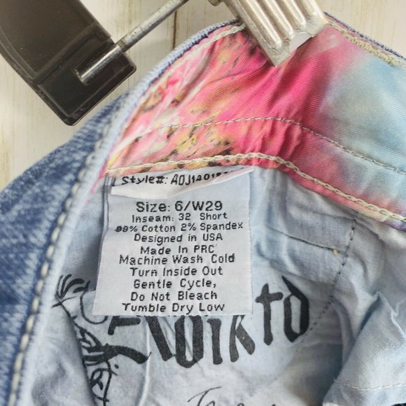 Adiktd Denim Blue Jeans Women’s Size 6/29W - Picture 8 of 8